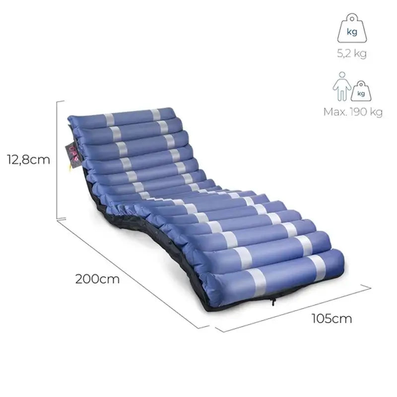 Mobiclinic Mobi3 Antiescaras Air Mattress With Compressor, 17 Cells. 200x105x12,8 cm