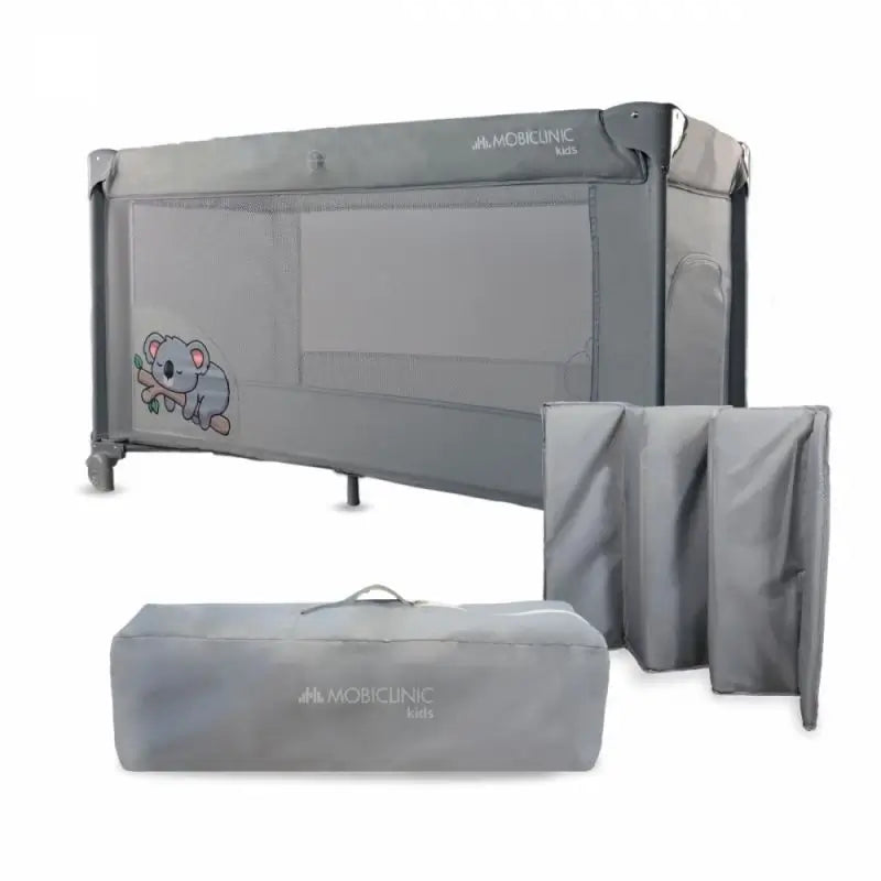 Mobiclinic Mofli Folding Travel Cot Grey