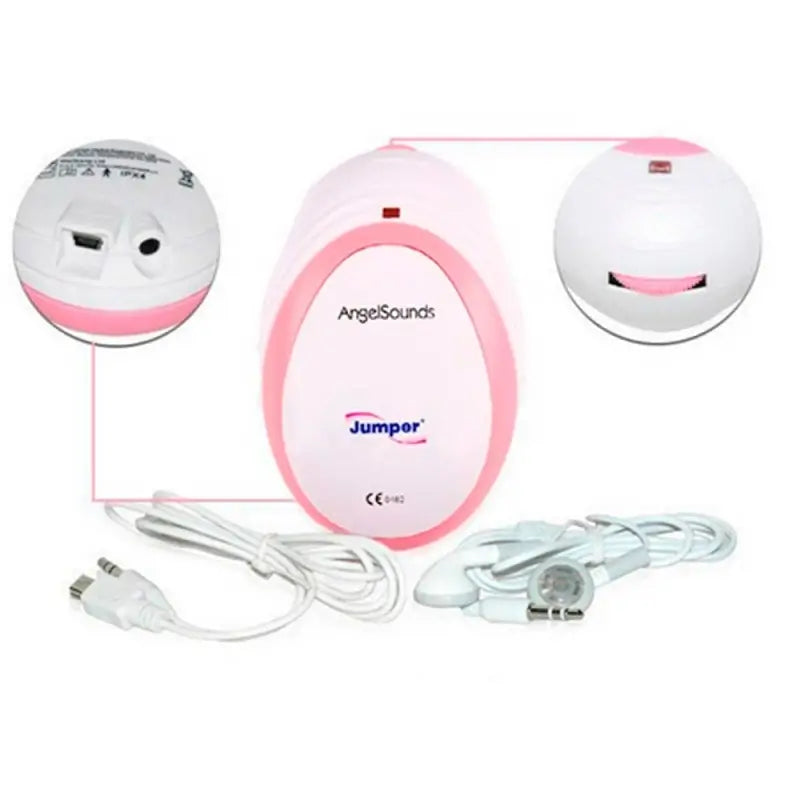 Mobiclinic Fetal Detector - Mini - Stylish - Compact - Portable - Pink - Angelsounds