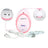 Mobiclinic Fetal Detector - Mini - Stylish - Compact - Portable - Pink - Angelsounds