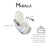 Mobiclinic Bathroom Lift Model Muralla With Lid, Foldable And Adjustable Up To 5, 10 And 15 Cm