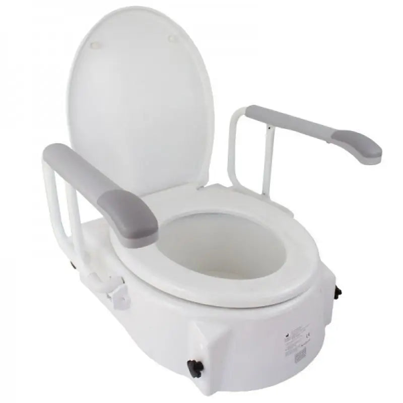 Mobiclinic Bathroom Lift Model Muralla With Lid, Foldable And Adjustable Up To 5, 10 And 15 Cm