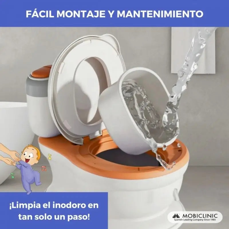 Mobiclinic Children's Toilet Toikid From 1-6 Years Orange