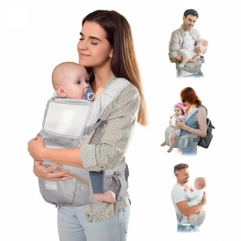 Mobiclinic Moley 6 In 1 Baby Carrier Grey