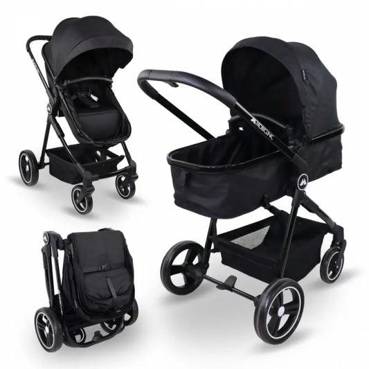 Mobiclinic Nuit 2 In 1 Stroller Black