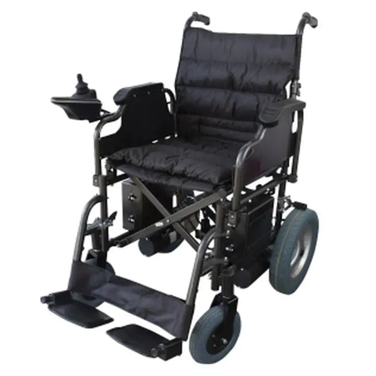 Mobiclinic Folding Electric Wheelchair - Auton. 20 Km - 20Ah - Motor - Steel - Black - Cenit