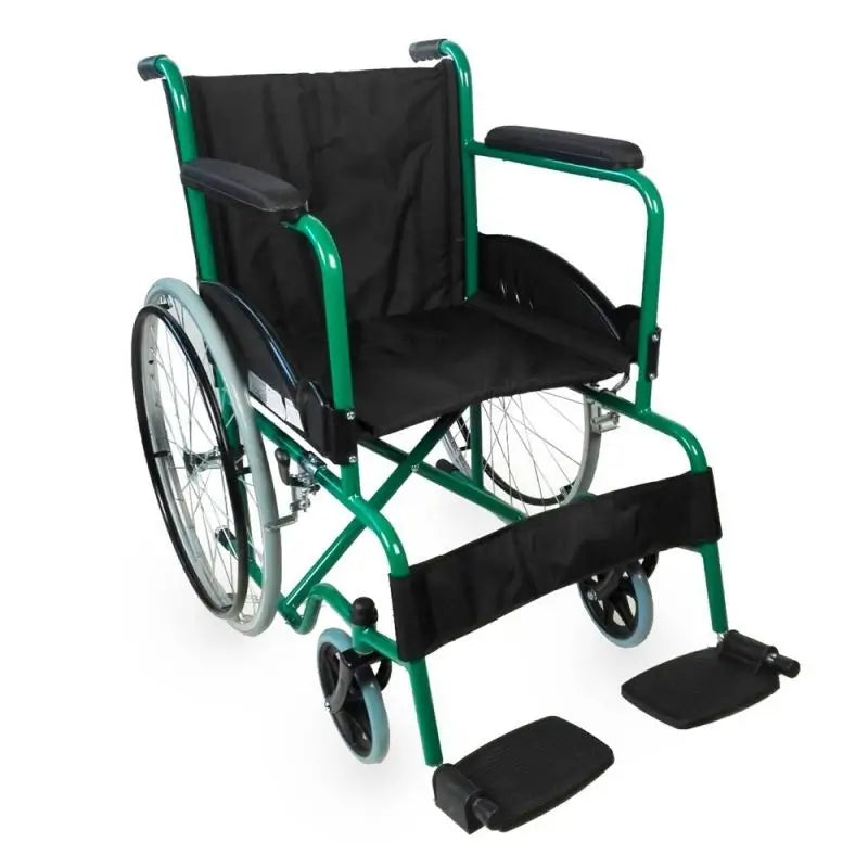 Mobiclinic Silla De Ruedas Plegable Con Reposabrazos Y Reposapiés