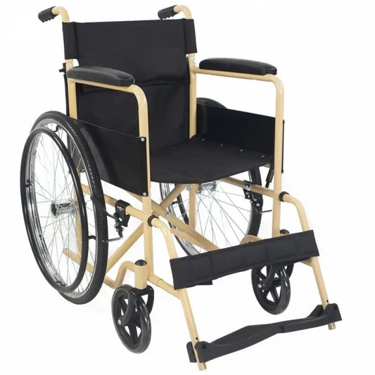 Mobiclinic Silla De Ruedas Plegable Con Respaldo Y Reposapiés Desmontable