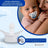 Mobiclinic Pacifier Shaped Digital Thermometer - Children's - Round Tip - Soft Pacifier - LCD Display