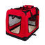 Mobiclinic Foldable Red Baloo Pet Carrier Size S