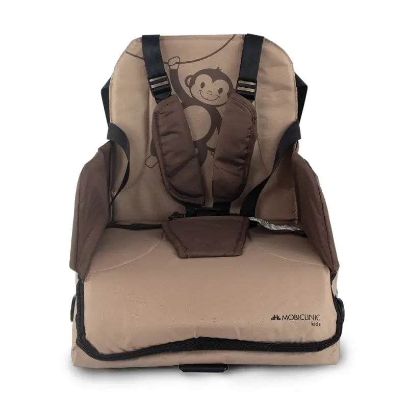 Mobiclinic Monkey Folding Travel High Chair Beige