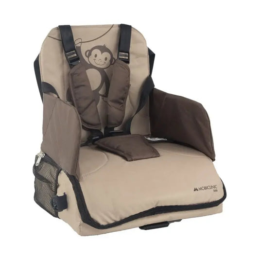 Mobiclinic Monkey Folding Travel High Chair Beige