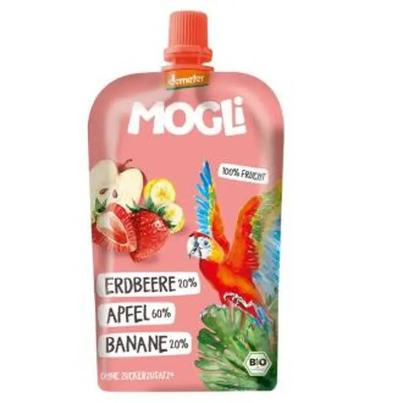 Mogli Smoothie Manzana Platano Fresa 6Udsx120Gr. Demet**