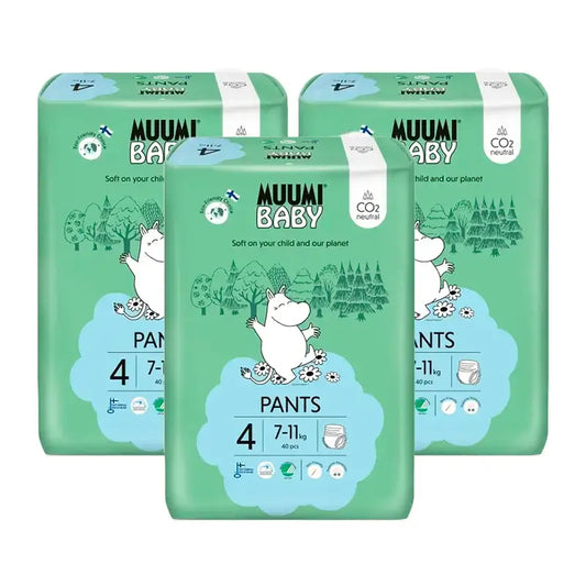 Moomin Baby Training Nappies Size 4, 3 x 40 pcs.