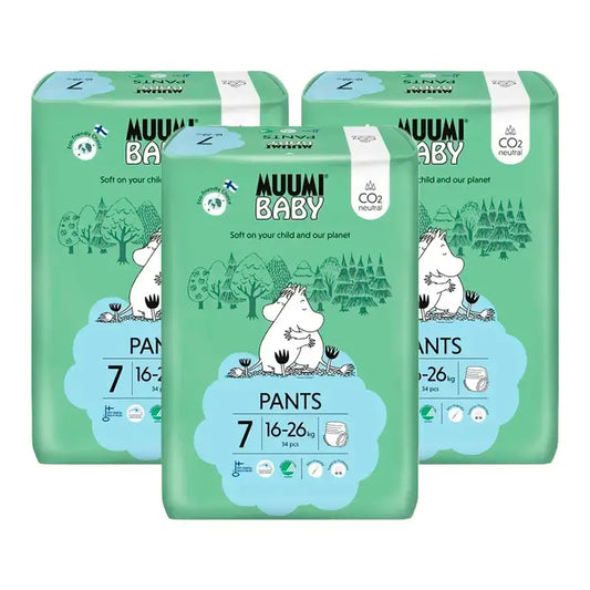 Moomin Baby Training Nappies Size 7, 3 x 34 units