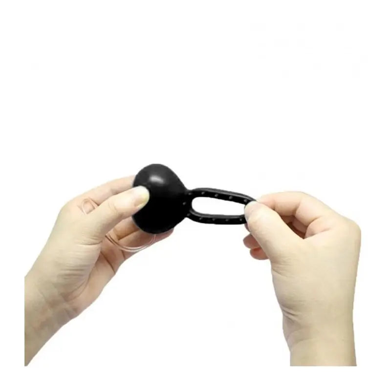 Moove Vibrating Ring With Remote Control Black