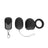 Moove Vibrating Ring With Remote Control Black