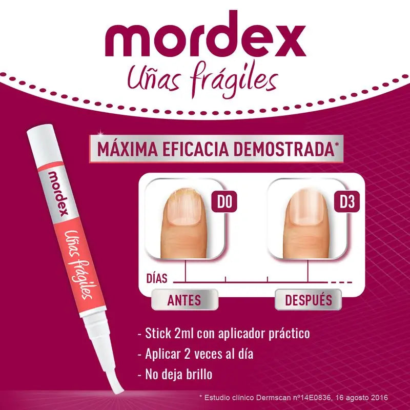 MORDEX BRITTLE NAILS BRUSH STICK