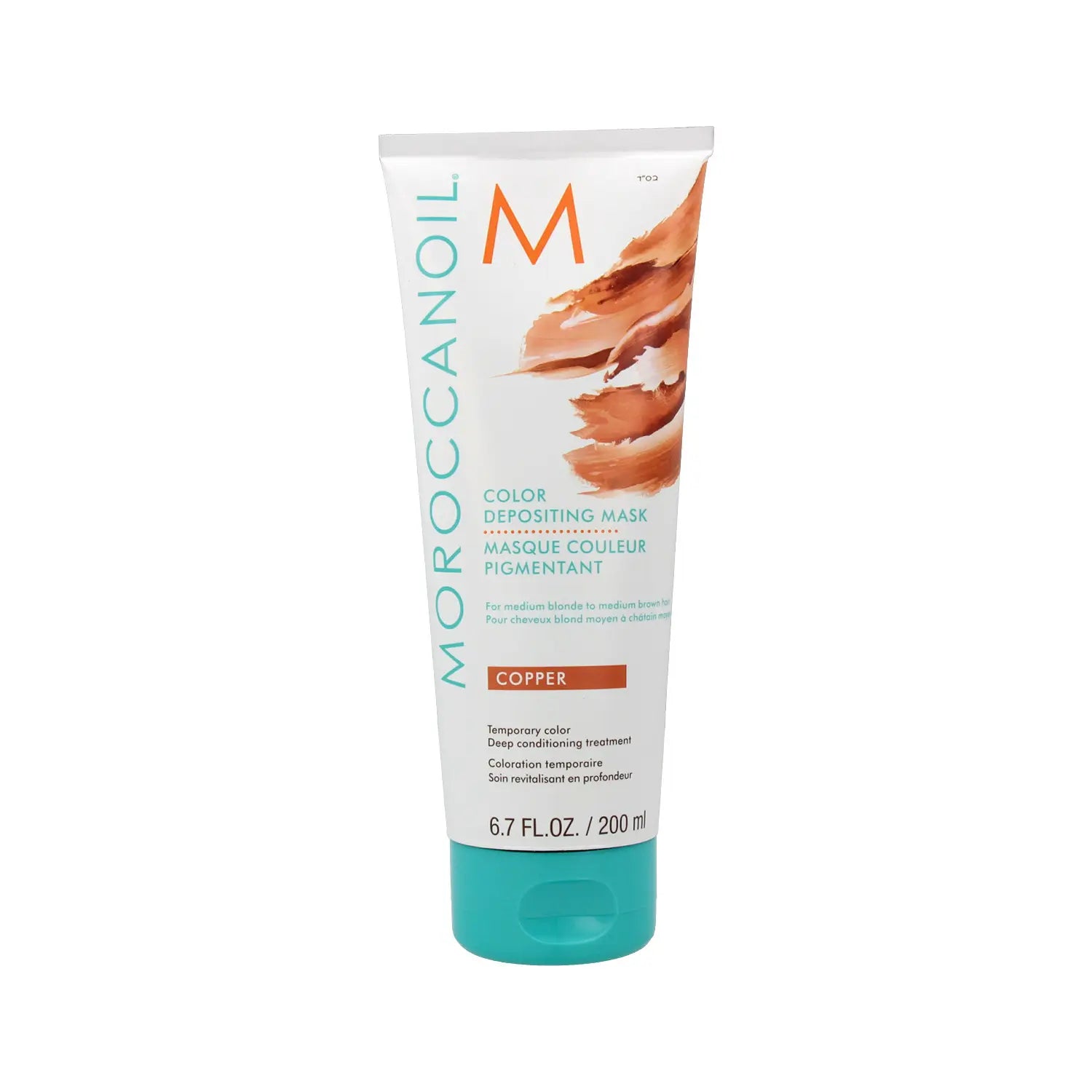 Moroccanoil Mascarilla Depositora De Color Cobre, 200 ml