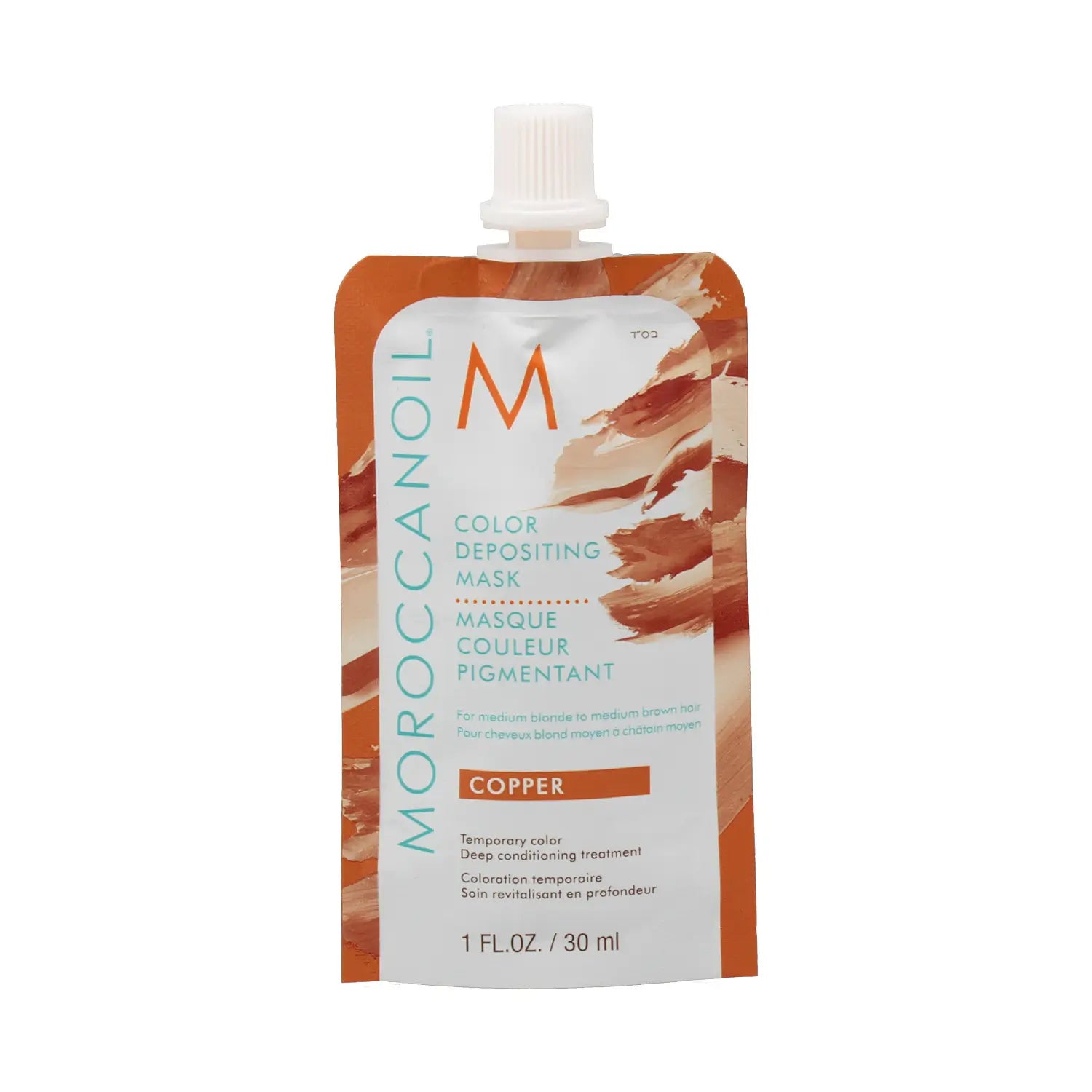 Moroccanoil Mascarilla Depositora De Color Cobre 30, 30 ml