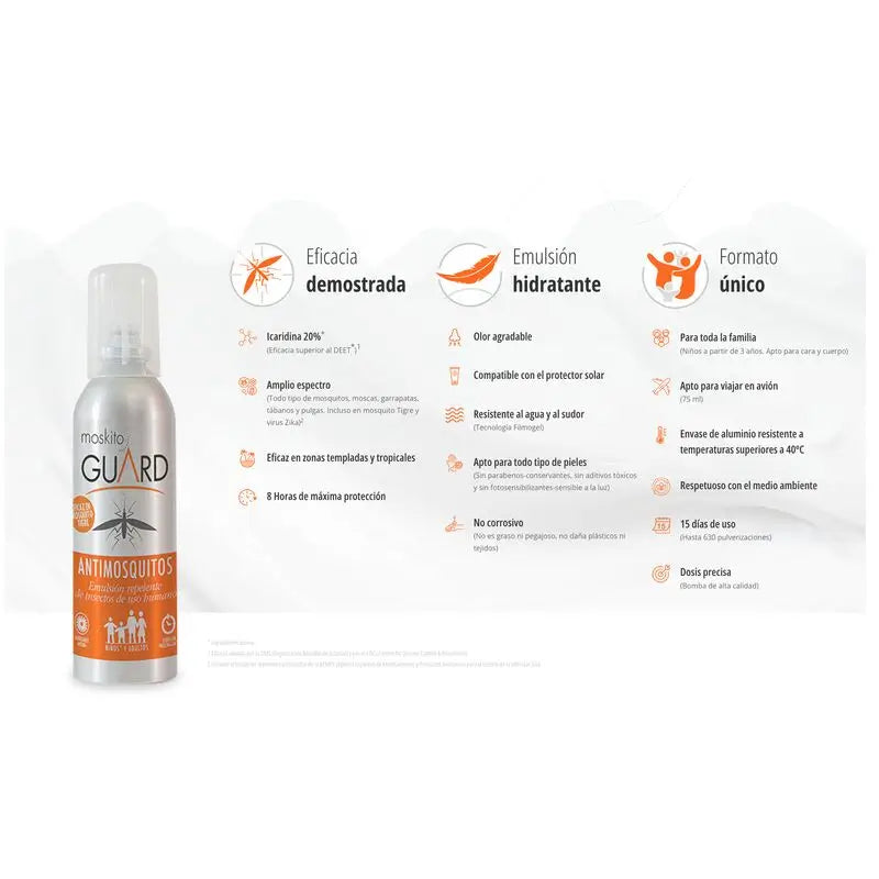 Moskito Guard Mosquito Spray, 75 ml