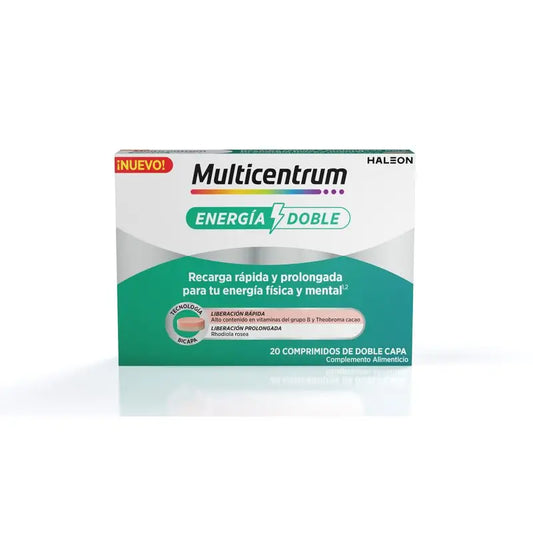 Multicentrum Energy Double Food Supplement, 20 tablets