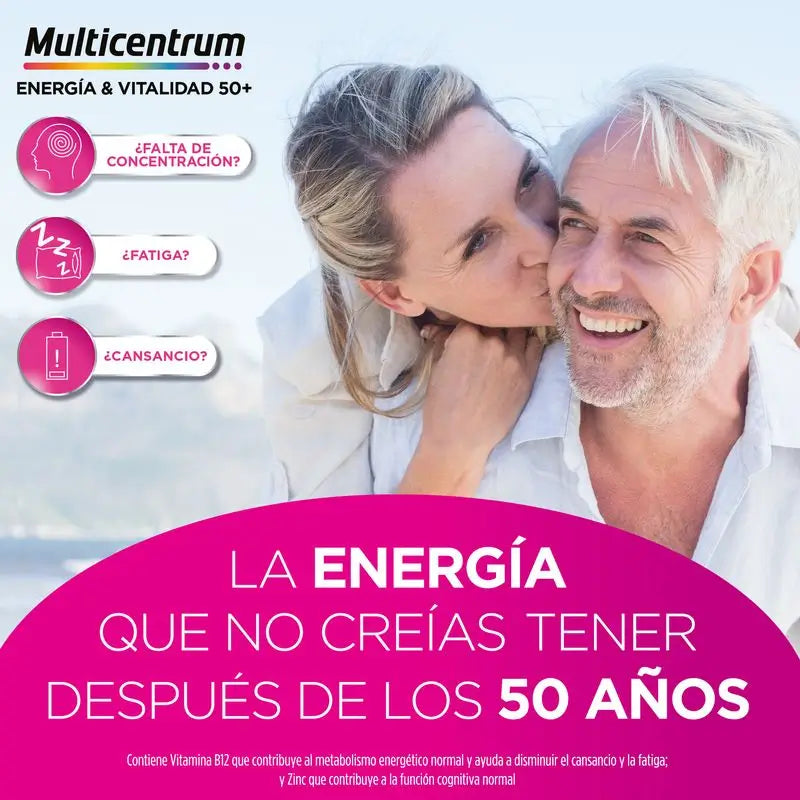 Multicentrum Energy & Vitality 50+, 30 vials