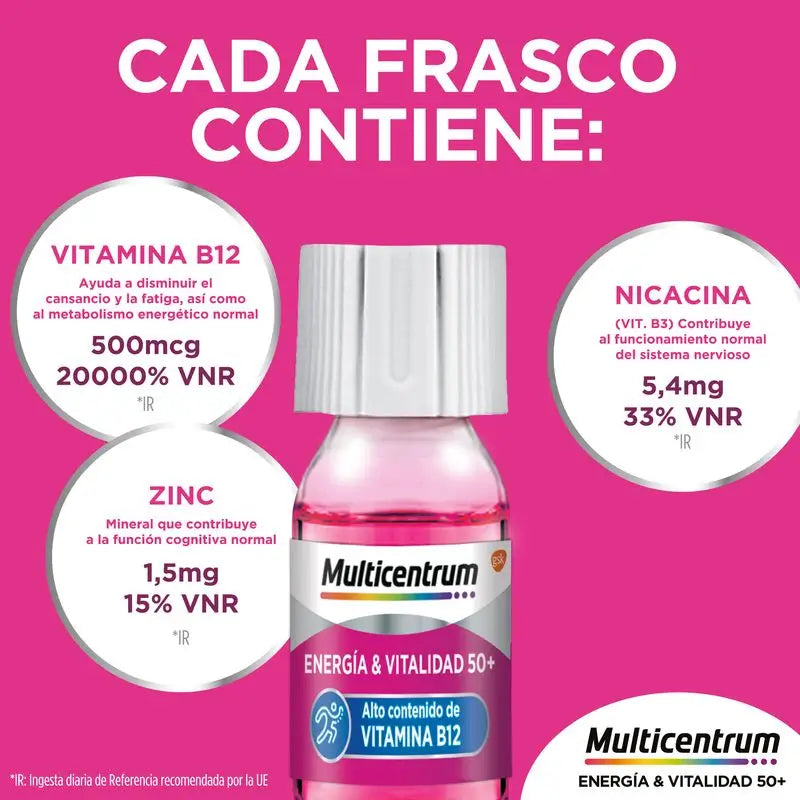 Multicentrum Energy & Vitality 50+, 30 vials