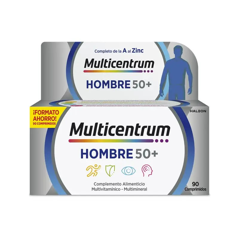 Multicentrum Man 50+ Multivitamin Food Supplement, 90 tablets