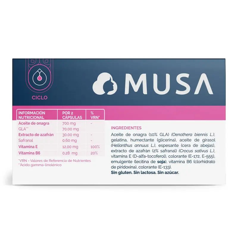 Musa Preciclovit Premenstrual, 60 capsules