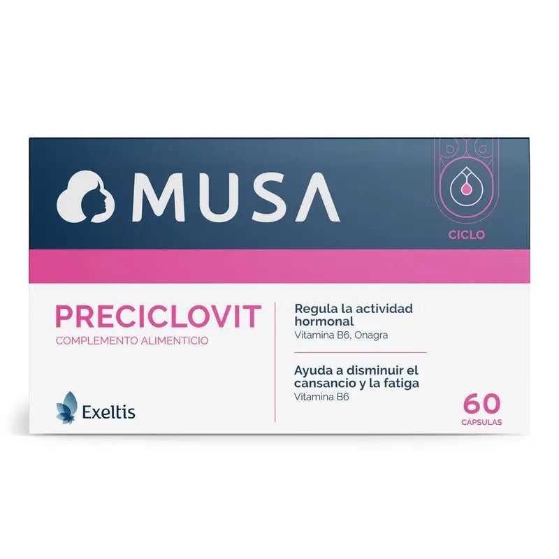 Musa Preciclovit Premenstrual, 60 capsules