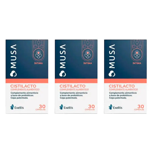 Musa Triplo Cistilact Probiotic Cysititis , 3 x 30 capsules