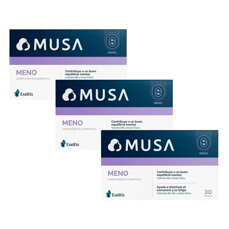 Musa Triplo Menopause Food Supplement , 3 x 30 capsules