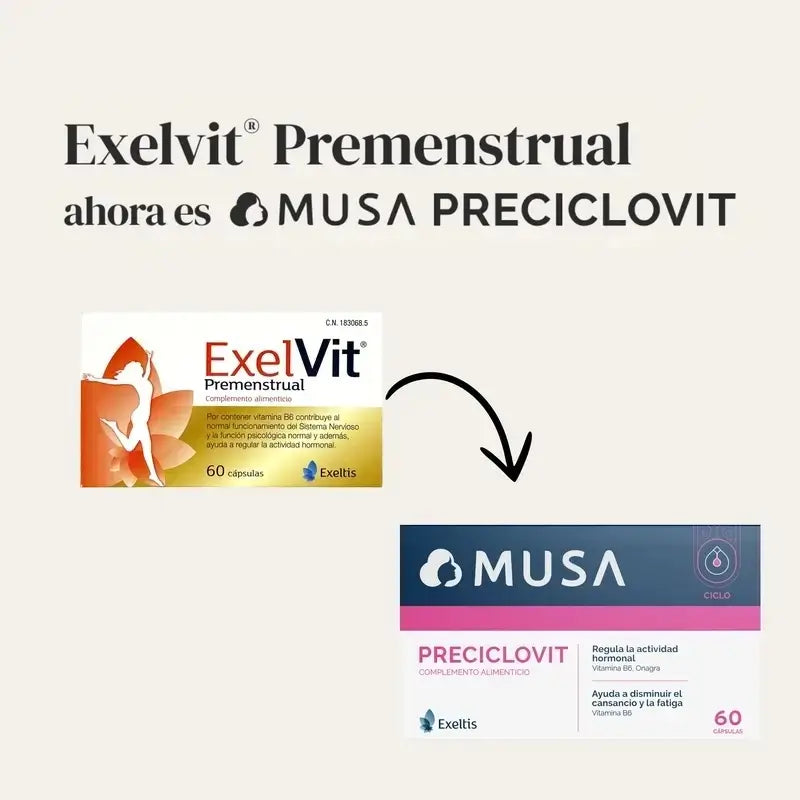 Musa Triplo Preciclovit Premenstrual , 3 x 30 capsules