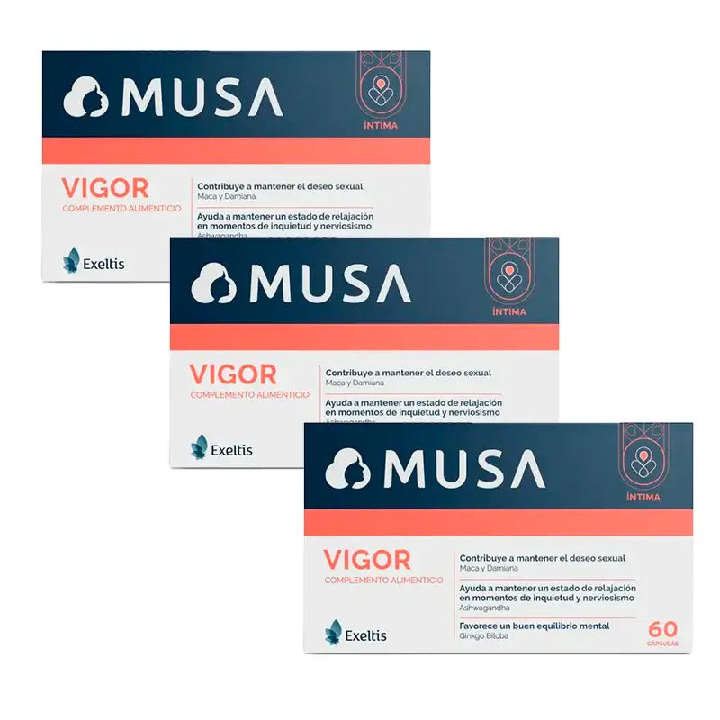 Musa Triplo Vigor Libido , 3 x 30 capsules