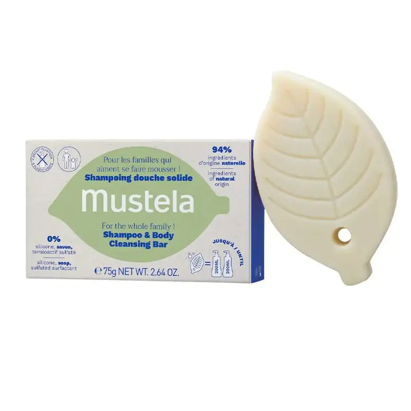 Mustela Solid Shampoo Hair & Body, 75G