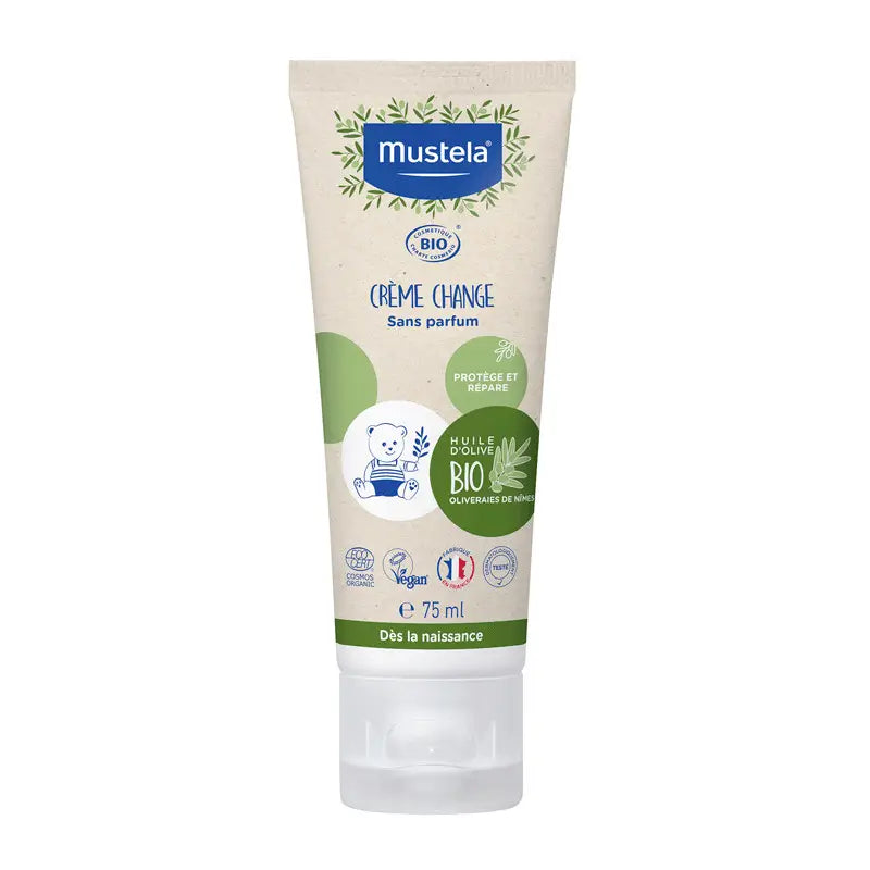 Mustela Crema Pañal Bio, Tubo 75 ml