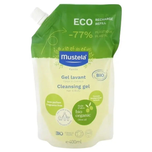 Mustela Organic Shampoo Gel, 400Ml