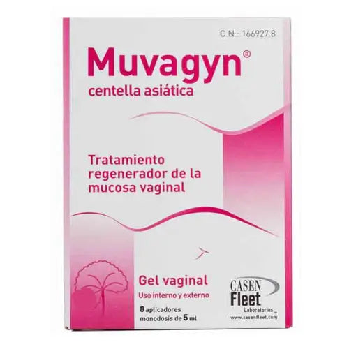 Muvagyn Centella Asiatica Gel Vaginal 8 Aplicadores