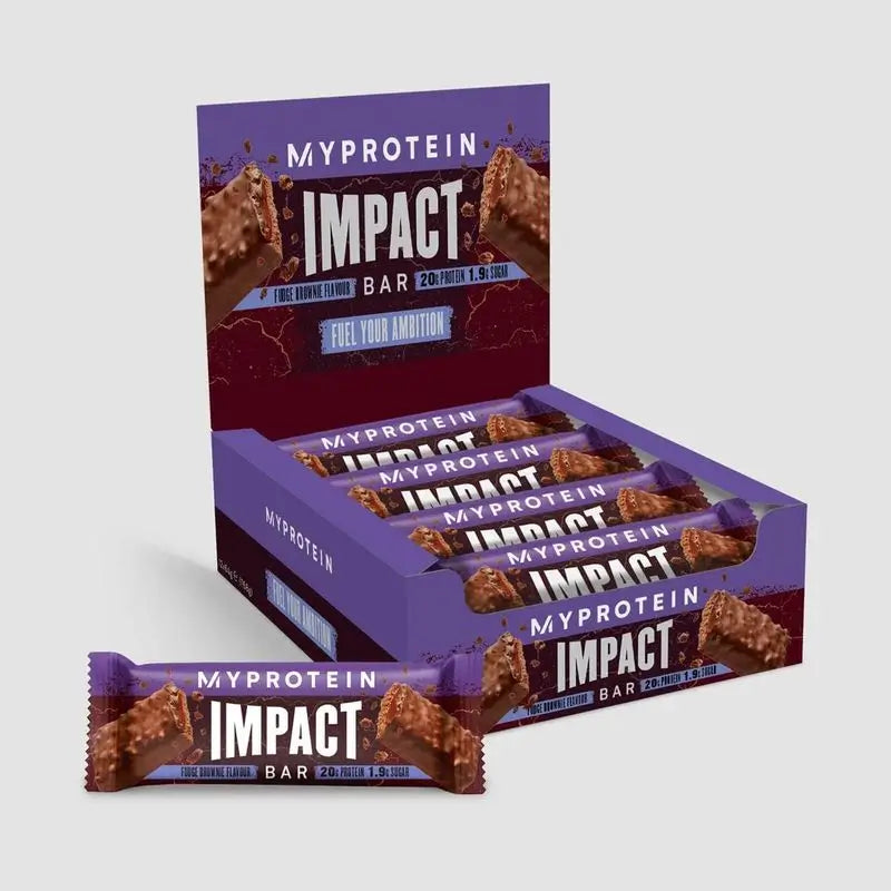 Myprotein Impact Protein Fudge Brownie Bar , 12x64 grams