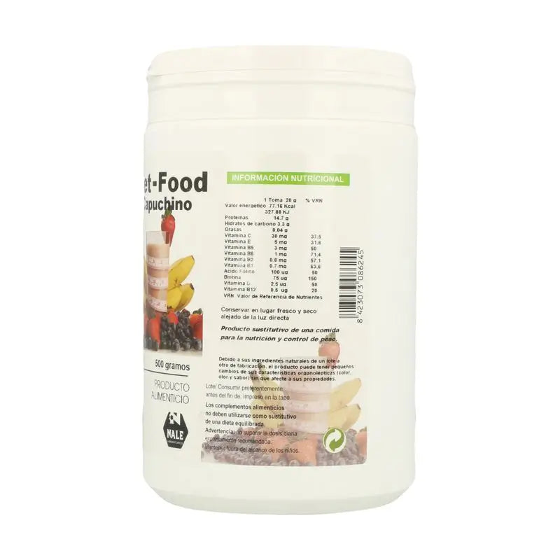 Nale Diet Food Cappuccino Flavoured Shake 500Gr