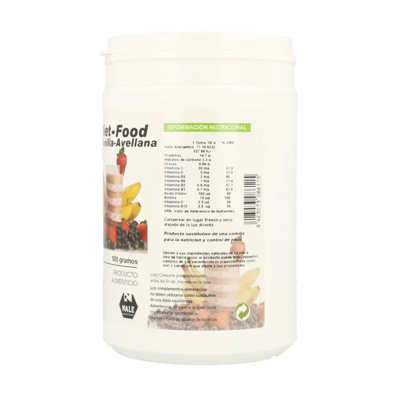 Nale Diet Food Vanilla Hazelnut Milkshake 500Gr