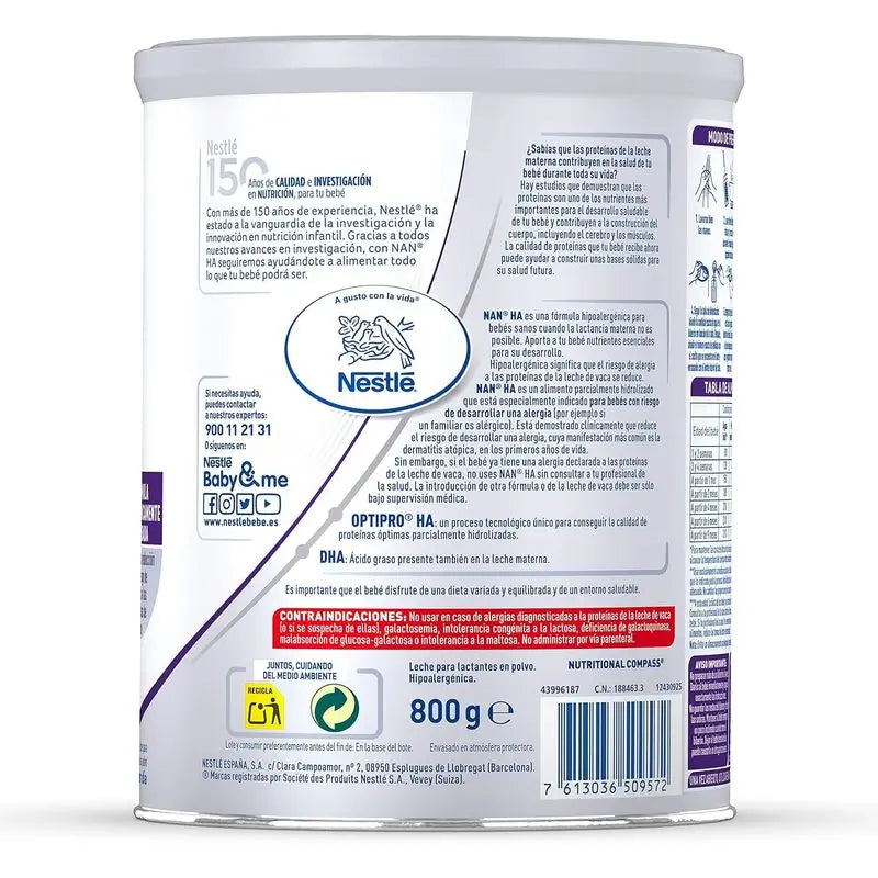 Nestle Nan H.A. Milk Powder 800 g