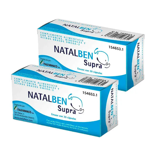 Natalben Supra Nutraceutical , 2 x 30 capsules