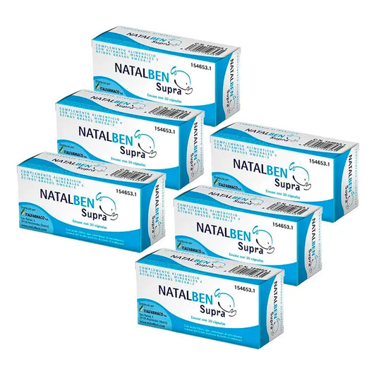 Natalben Supra Nutraceutical , 6 x 30 capsules