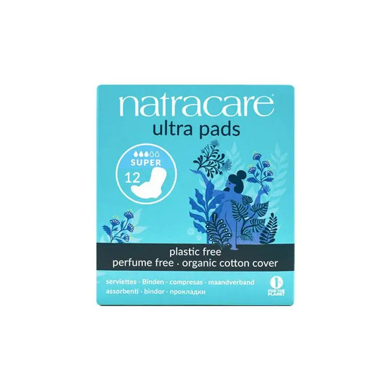 Natracare Compresa Super Con Alas , 12 uds