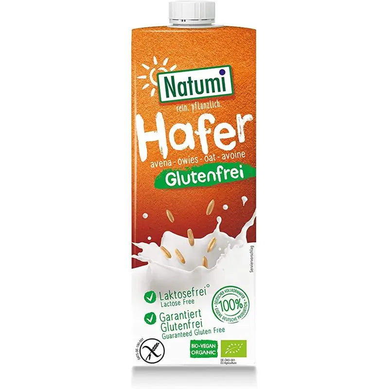 Natumi Bebida Avena Natural Sin Gluten Bio , 1 litro