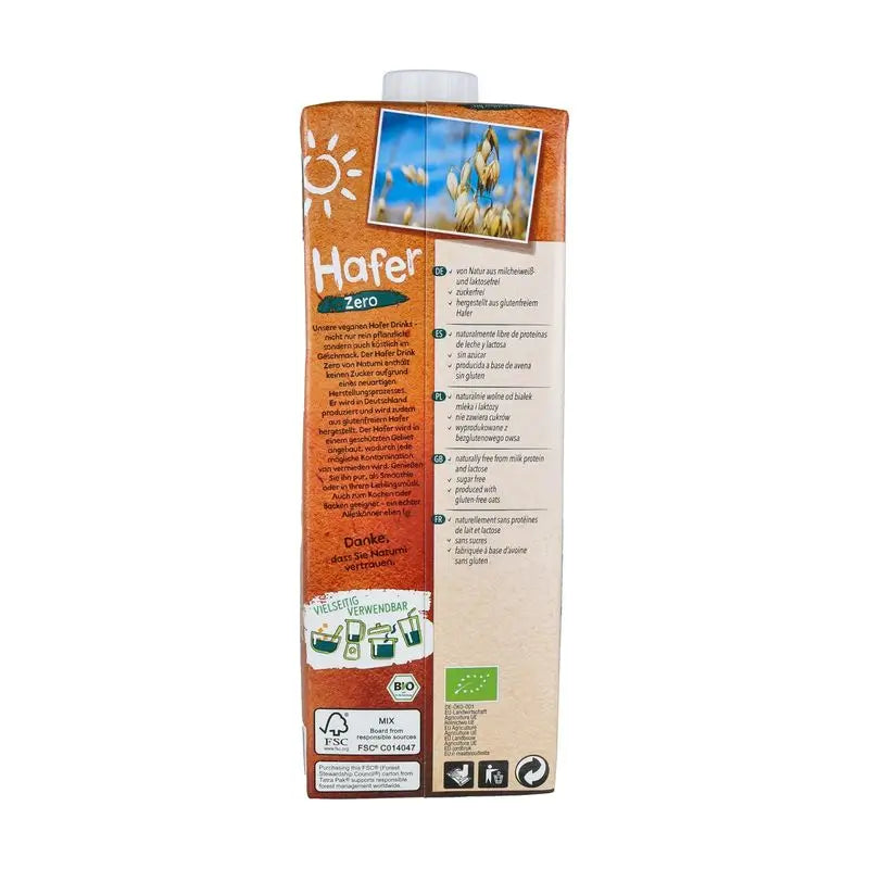 Natumi Oat Drink Zero Bio , 1 litre