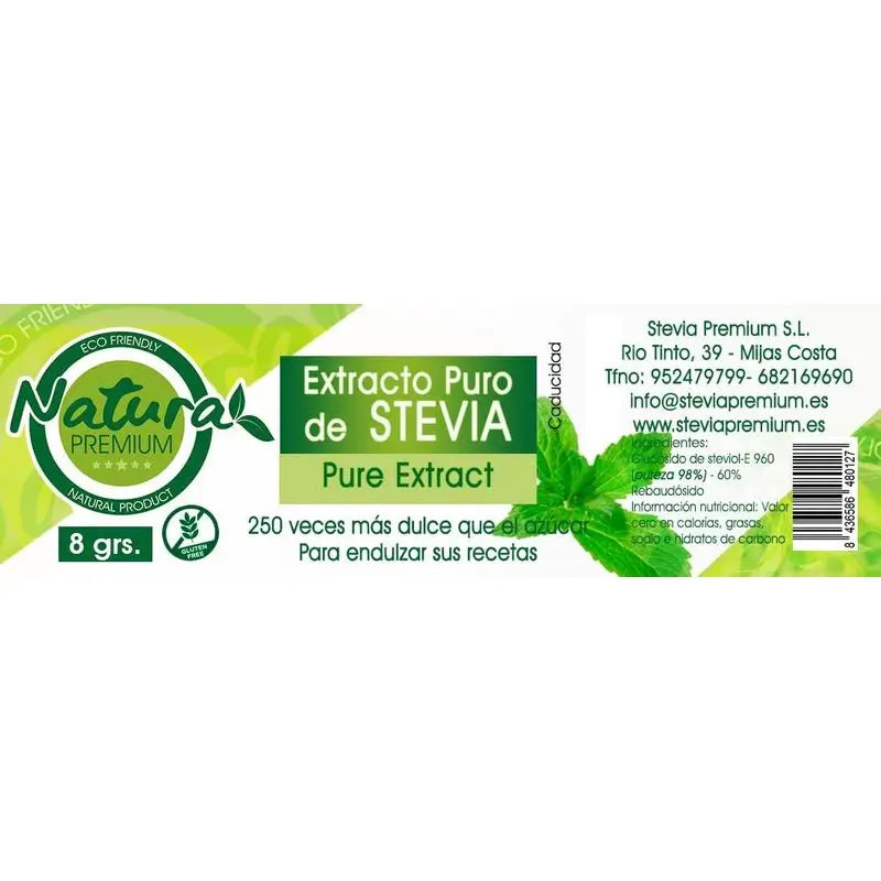 Natura Premium Stevia Pure Extract , 8 g