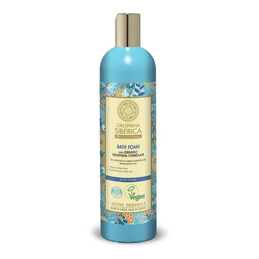 Natura Siberica Oblepikha Espuma De Baño Espino Amarillo Energizante Na, 550 ml